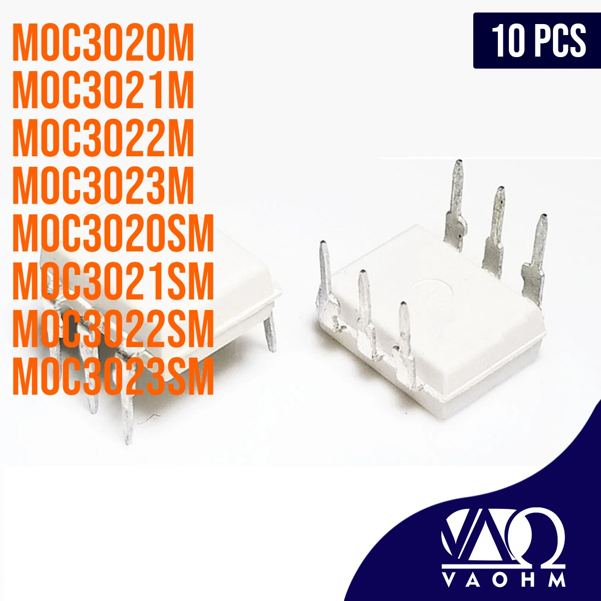 10PCS MOC3020M MOC3021M MOC3022M MOC3023M MOC3020SM MOC3021SM MOC3022SM MOC3023SM DIP-6 SMT-6 Random Phase Triac Driver
10PCS MOC3020M MOC3021M MOC3022M MOC3023M MOC3020SM MOC3021SM MOC3022SM MOC3023SM DIP-6 SMT-6 Random Phase Triac Driver