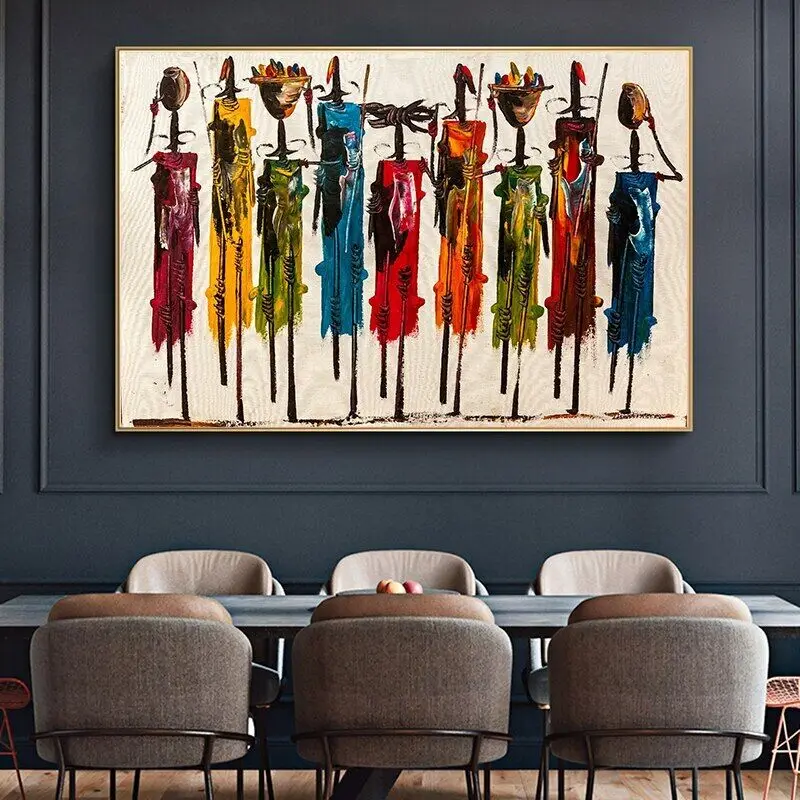 Abstract Colorful African Woman Canvas Art Painting, Wall Graffiti Poster, Print Art Picture for Living Room, Home Decor
Abstract Colorful African Woman Canvas Art Painting, Wall Graffiti Poster, Print Art Picture for Living Room, Home Decor