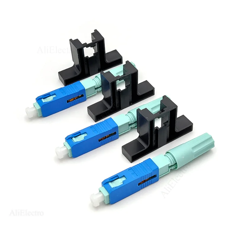 

53mm SC APC/UPC SM Single-Mode Optical Connector FTTH Tool Cold Connector Tool Fiber Optic Fast Connnector free shipping