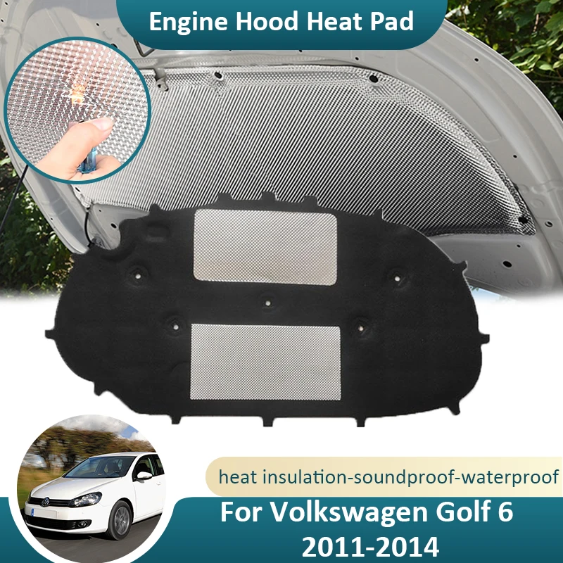 For Volkswagen VW Golf 6 Golf6 GTI 5K 2011~2014 Front Hood Engine Sound Heat Cover Cotton Pad Soundproof Firewall Accessories
For Volkswagen VW Golf 6 Golf6 GTI 5K 2011~2014 Front Hood Engine Sound Heat Cover Cotton Pad Soundproof Firewall Accessories