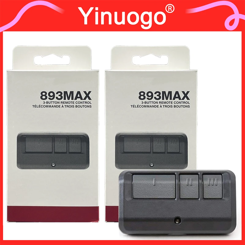 2PCS 893MAX 890MAX 895MAX Garage Door Remote Control For 371LM 372LM 373LM 891LM 893LM 971LM 973LM 81LM Garage Door Openers
2PCS 893MAX 890MAX 895MAX Garage Door Remote Control For 371LM 372LM 373LM 891LM 893LM 971LM 973LM 81LM Garage Door Openers