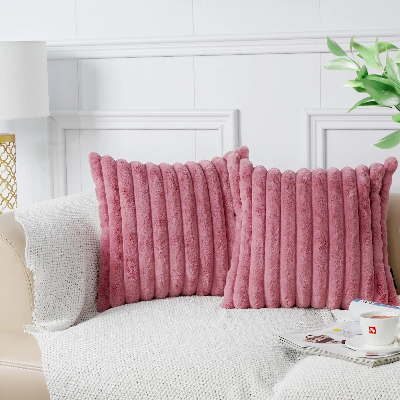 Faux Plush Luxury Soft Striped Sofa Bedroom Decor Throw Pillow Cushion Cover 45cm * 45cm
Faux Plush Luxury Soft Striped Sofa Bedroom Decor Throw Pillow Cushion Cover 45cm * 45cm