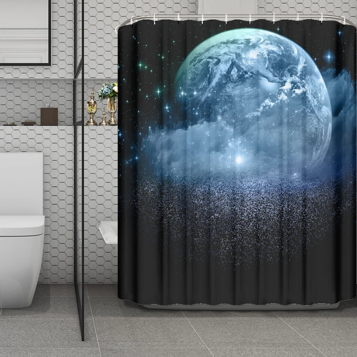 Bathroom Accessories Shower Curtain Custom Beautiful Planet Shower Curtain Polyester Waterproof Shower Curtain cortina baño
Bathroom Accessories Shower Curtain Custom Beautiful Planet Shower Curtain Polyester Waterproof Shower Curtain cortina baño