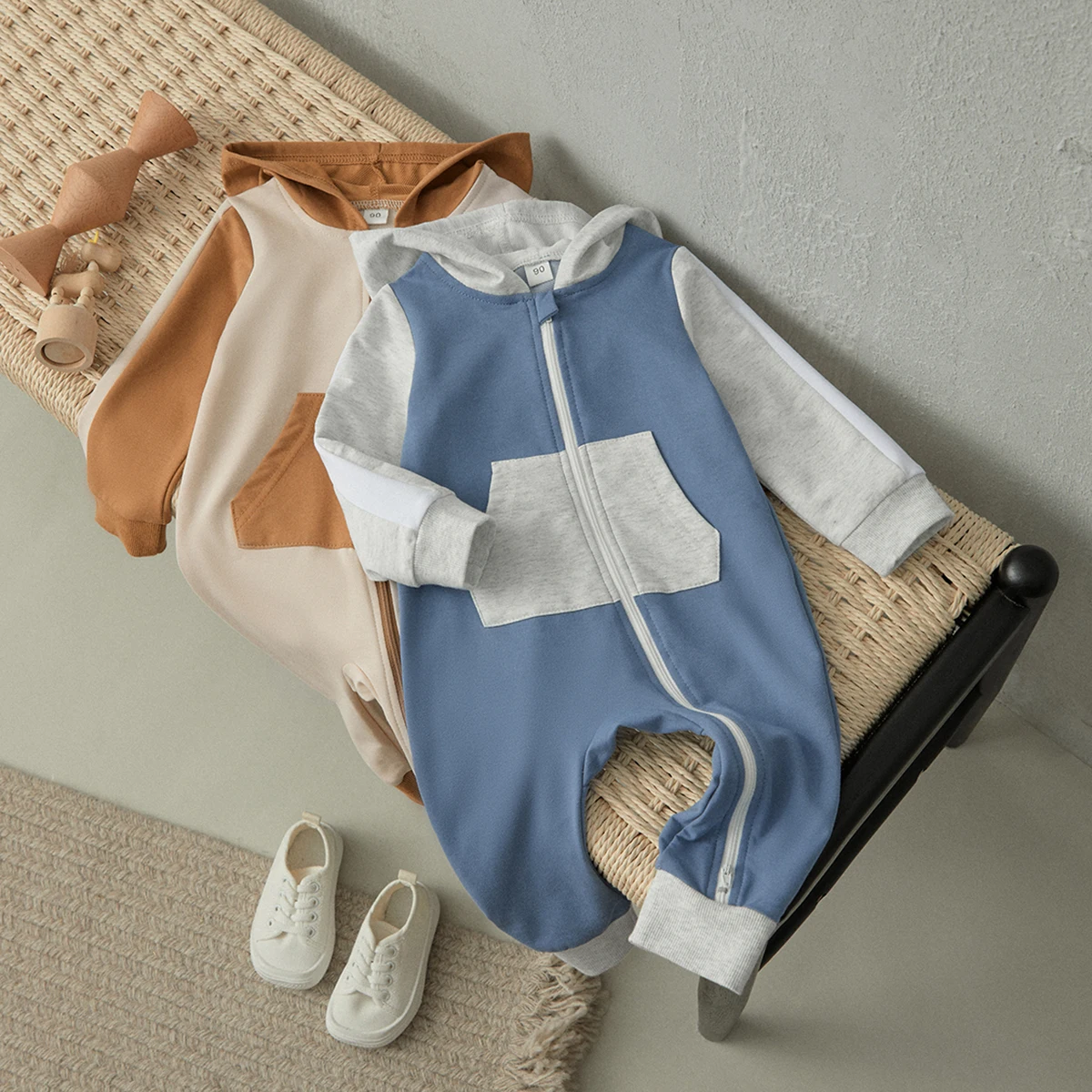 BeQeuewll Baby and Toddler Autumn New Comfortable Jumpsuit Diagonal Lock Casually Dressed For 0-18 Months
BeQeuewll Baby and Toddler Autumn New Comfortable Jumpsuit Diagonal Lock Casually Dressed For 0-18 Months