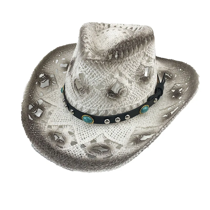Breathable Summer Cowboy Hat With Leather Hatband Festival Straw Hollow Sunshade Knight Hat Beach Travel Vacation Cowgirl Hat
Breathable Summer Cowboy Hat With Leather Hatband Festival Straw Hollow Sunshade Knight Hat Beach Travel Vacation Cowgirl Hat
