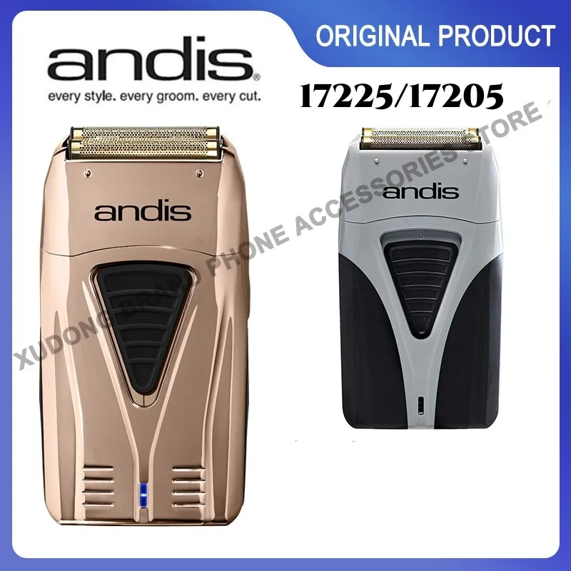 Original ANDIS 17205 Profoil Lithium Plus Titanium Foil Shaver ANDIS 17225 Copper ProFoil Professional turbocharged men's shaver
Original ANDIS 17205 Profoil Lithium Plus Titanium Foil Shaver ANDIS 17225 Copper ProFoil Professional turbocharged men's shaver