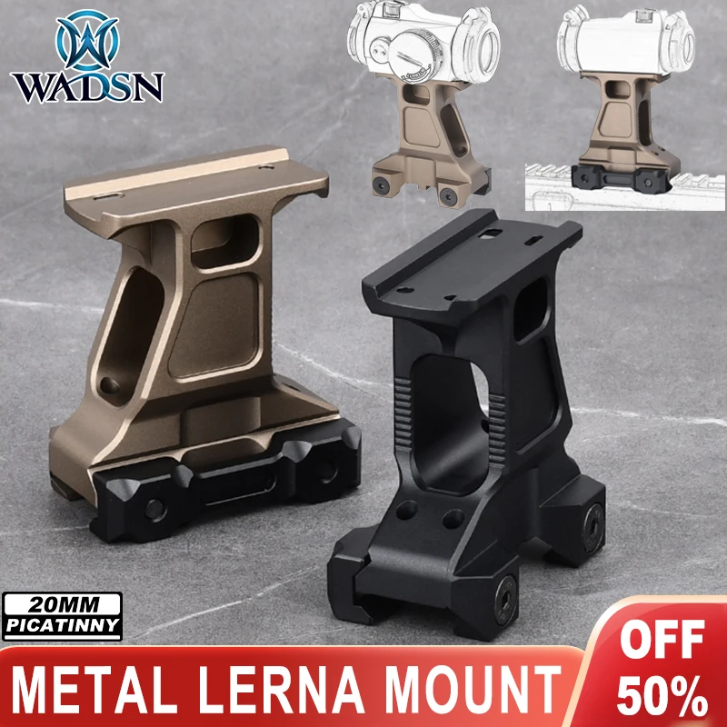 

WADSN Tactical Lerna Mount For M5S T0102 Red Dot Sight Height Mounts Airsoft Hunting Scope Aiming Base Fit 20mm Picatinny Rail