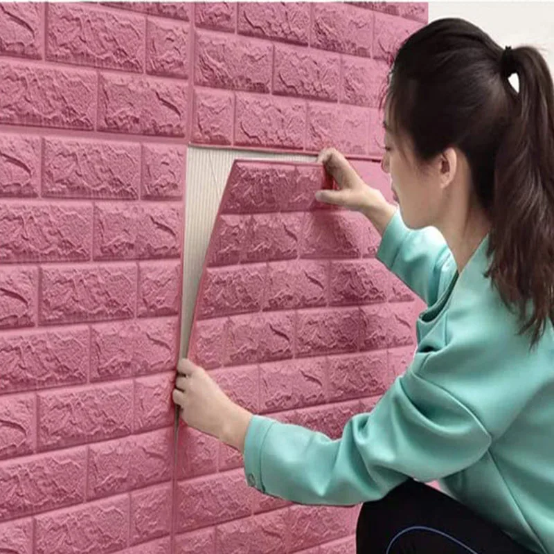 DIY Bedroom Waterproof Wall Decoration for Home Self-adhesive 3d Panels PVC Foam Brick Pattern 70cmX1m Stickers
DIY Bedroom Waterproof Wall Decoration for Home Self-adhesive 3d Panels PVC Foam Brick Pattern 70cmX1m Stickers