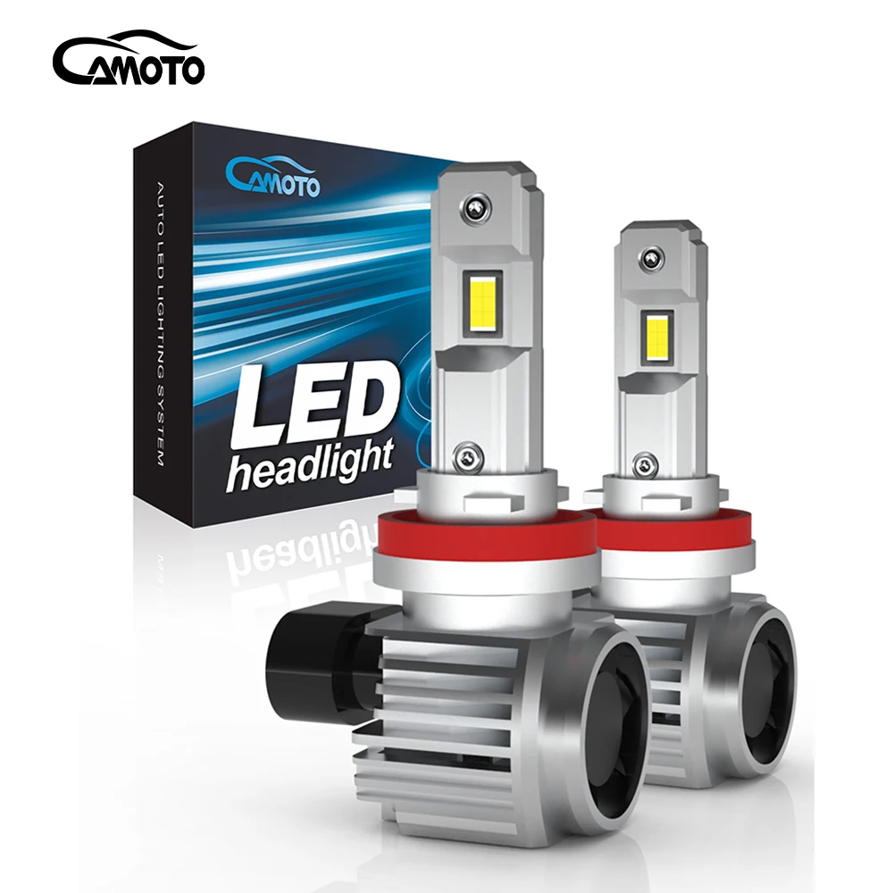 CAMOTOH11 LED headlight bulb, 16000LM 500% high multiple colors of high and low beam LED bulbs to choose from plug and play; 
CAMOTOH11 LED headlight bulb, 16000LM 500% high multiple colors of high and low beam LED bulbs to choose from plug and play;