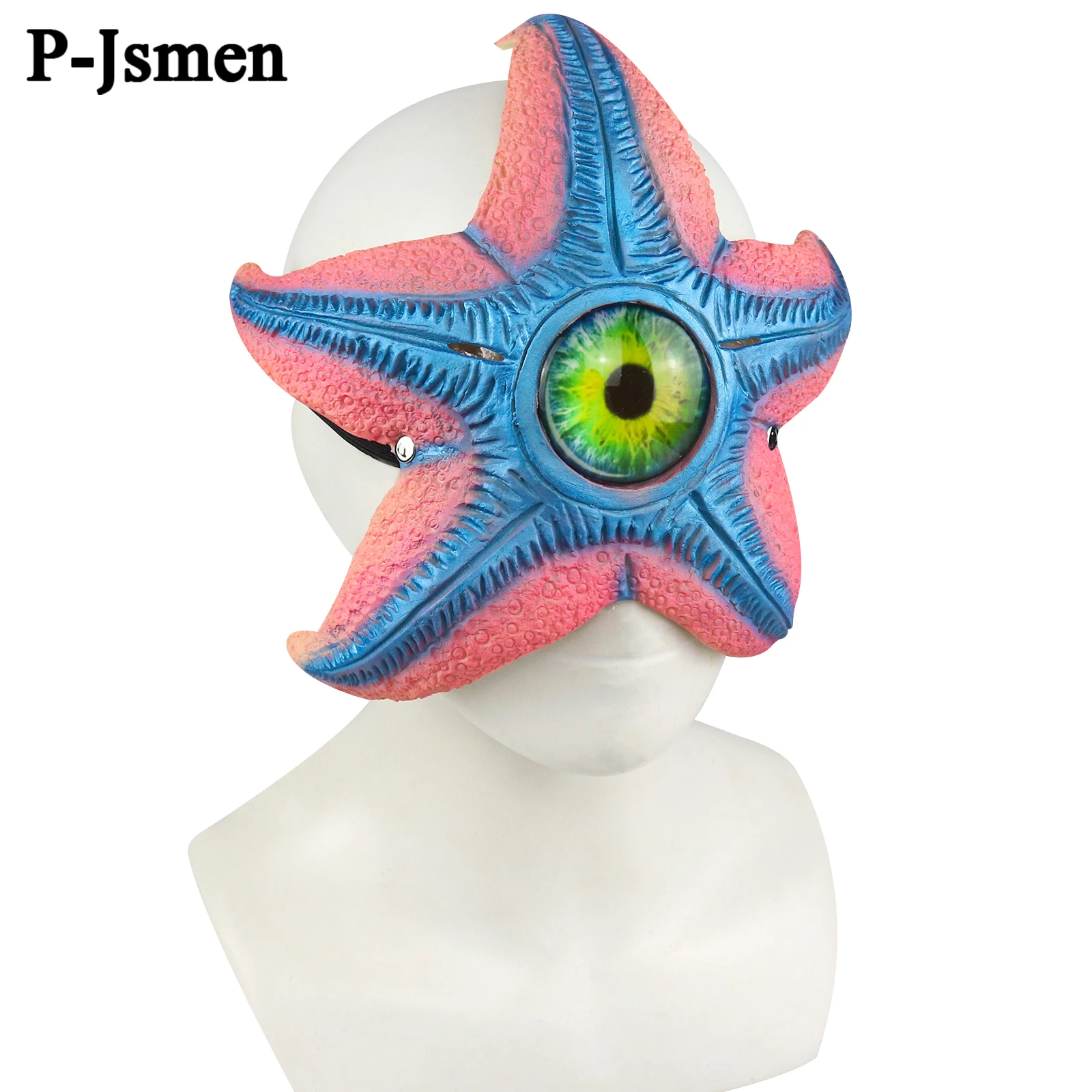 

P-Jsmen Halloween Marine Life Cosplay Starfish Latex Mask Carnival Costume Headgear Halloween Party Props Supplies Decoration