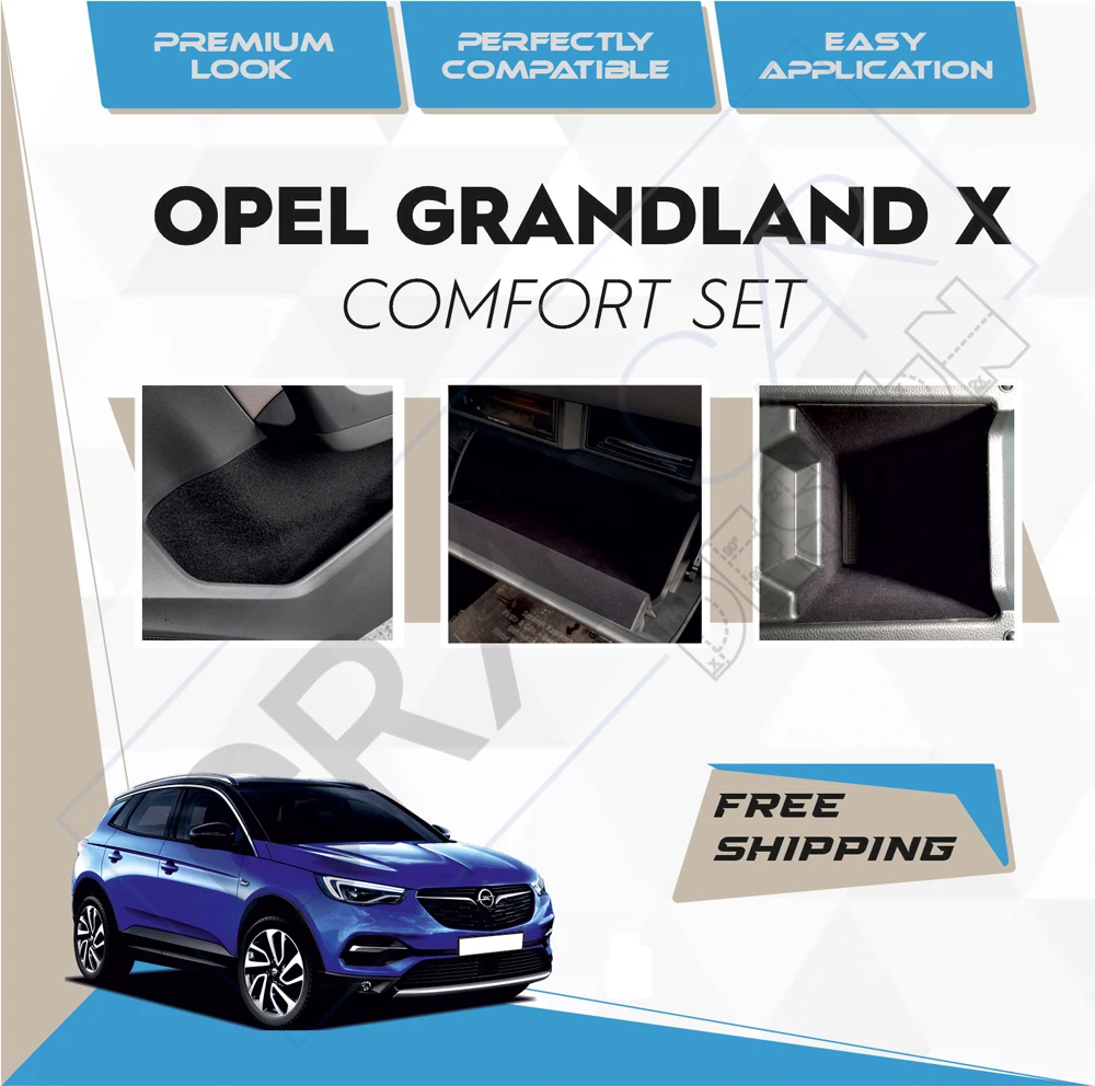 Opel Grandland X Comfort Set-Ready Fabric Coating In-Car Accessory Self-Adhesive Insulation Effective Coating Set
Opel Grandland X Comfort Set-Ready Fabric Coating In-Car Accessory Self-Adhesive Insulation Effective Coating Set