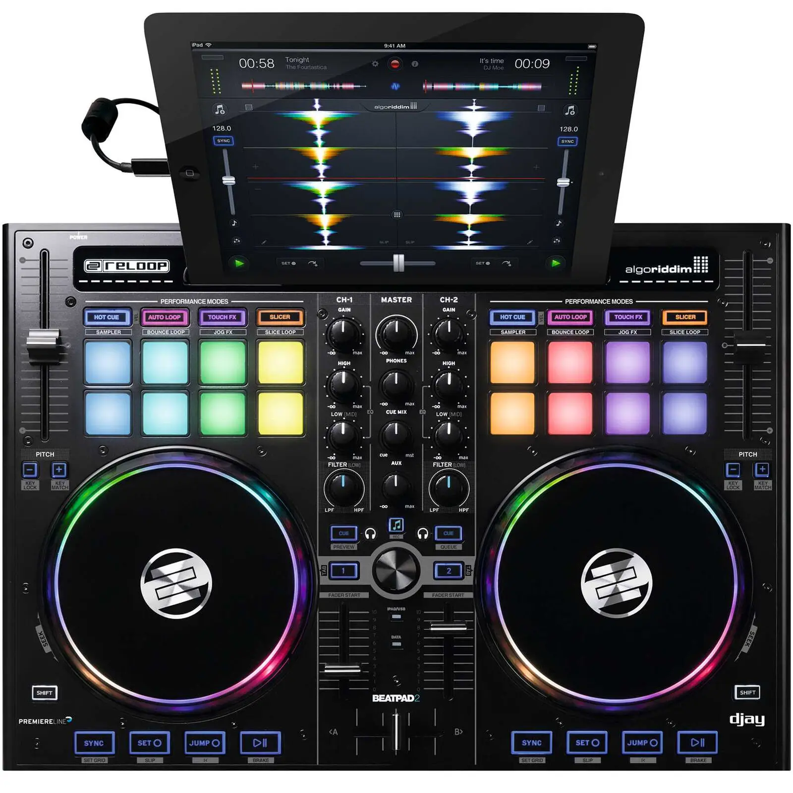 

BRAND NEW ORIGINAL Reloop BEATPAD-2 Cross Platform DJ Controller for iPad, Android and Mac