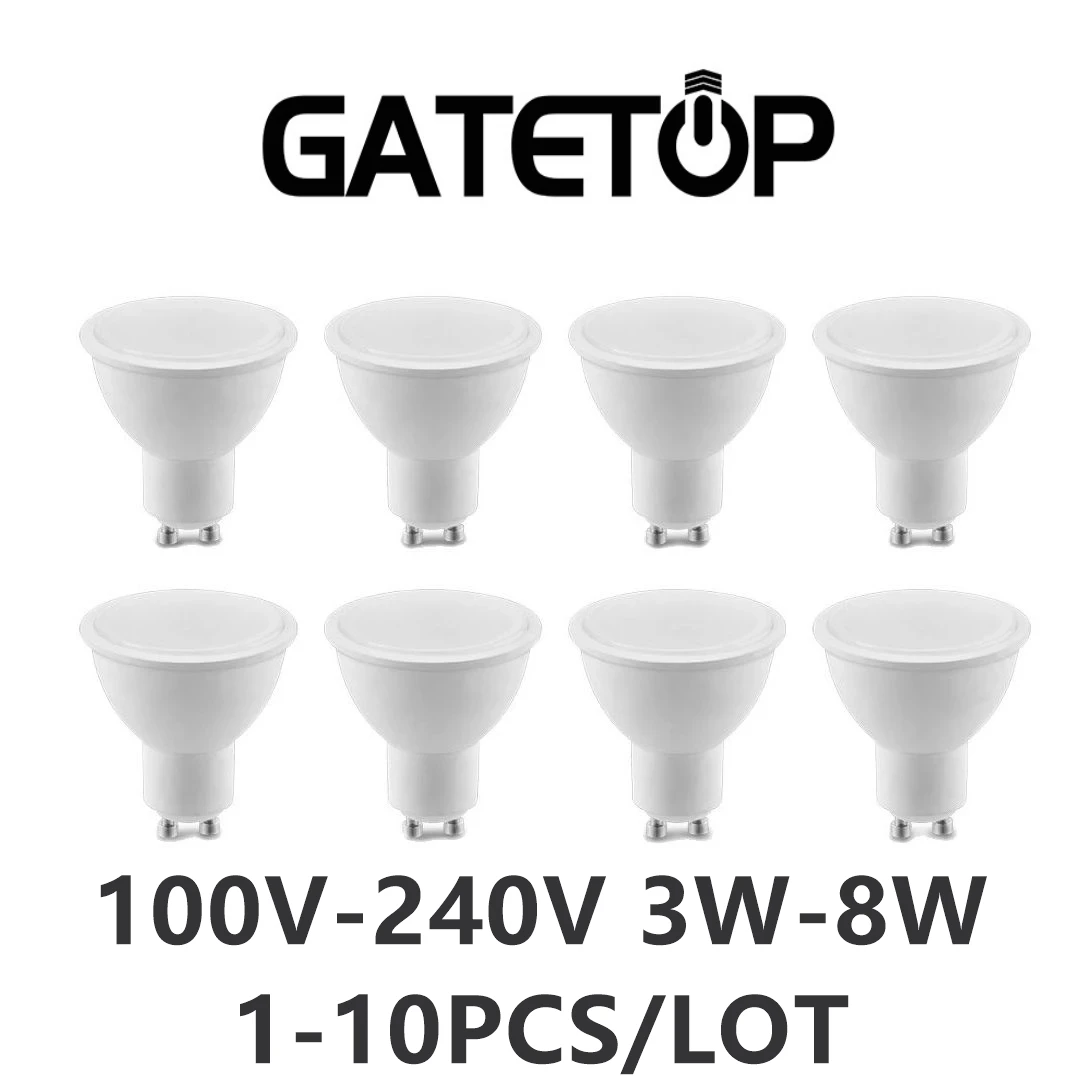 

1-10pcs Factory Outlet LED spot light GU10 100v-240v 3000k/4000k/6000k 3w-8w Suitable for home mall office lighting