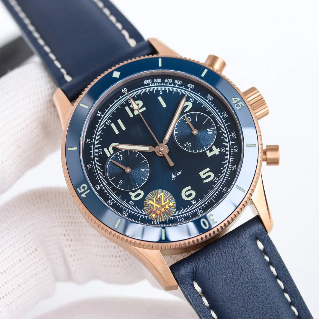 Top Mens Watches AC02 Luxury 1:1 42.5mm Titanium 7750 Chronograph Movement Mechanical Automatic Blue Leather Strap AAAA Clocks
Top Mens Watches AC02 Luxury 1:1 42.5mm Titanium 7750 Chronograph Movement Mechanical Automatic Blue Leather Strap AAAA Clocks