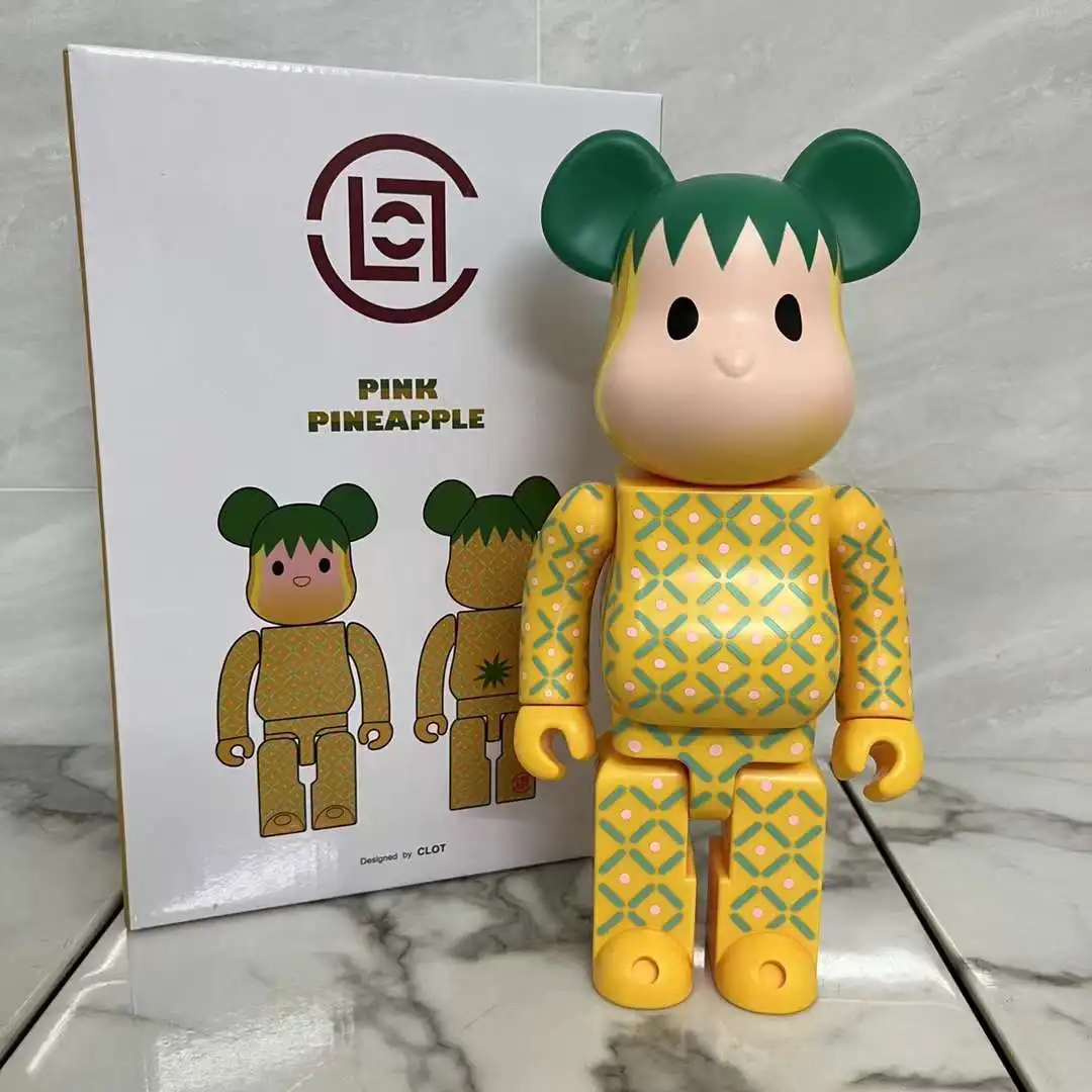 Bearbrick 400% 28cm Fruit Pineapple Style Plastic Teddy Bear Anime Figure BE@RBRICK Desktop Decoration Trend Teddy Toy Bear
Bearbrick 400% 28cm Fruit Pineapple Style Plastic Teddy Bear Anime Figure BE@RBRICK Desktop Decoration Trend Teddy Toy Bear