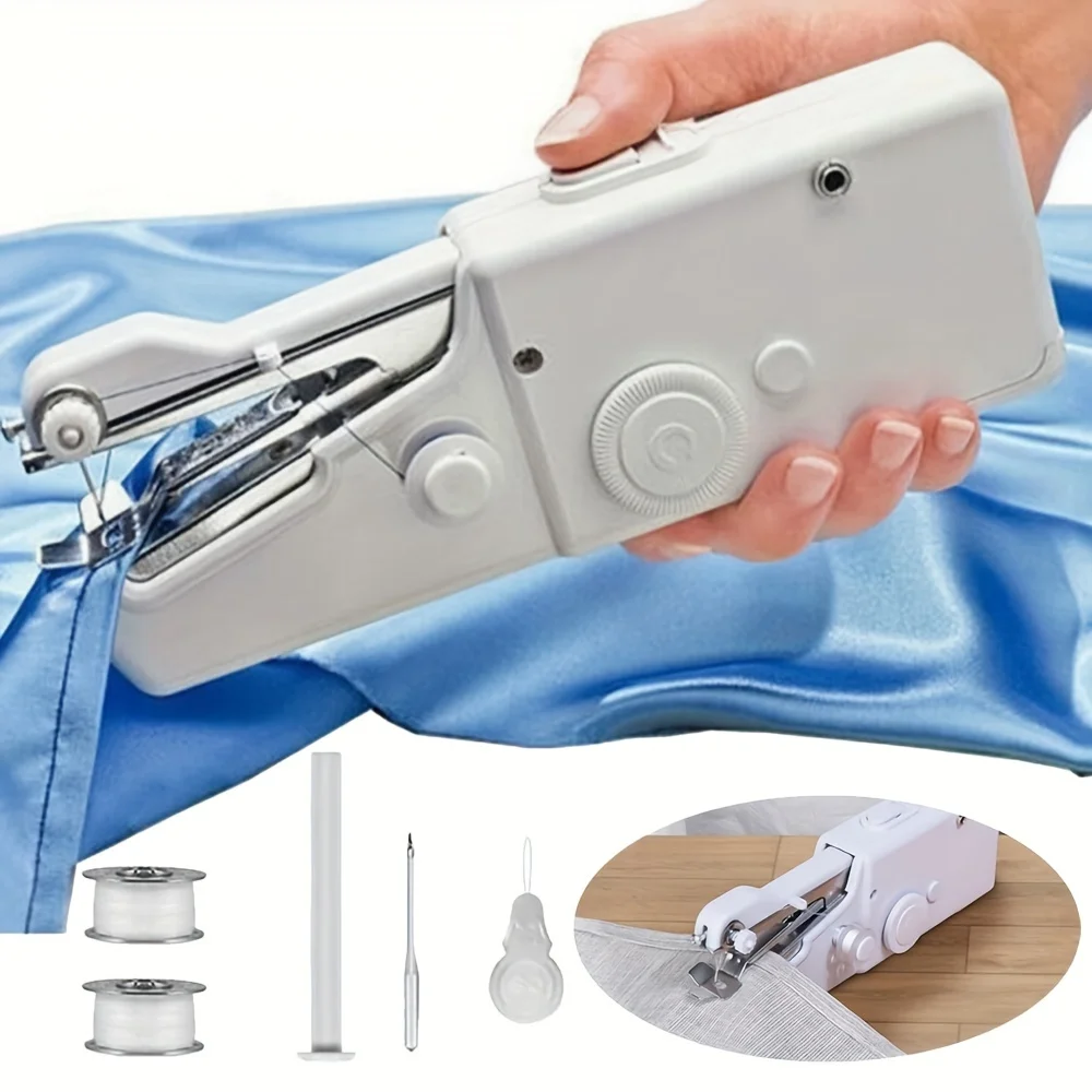 Handheld Sewing Machine Mini Sewing Machines, Portable Sewing Machine Quick Handheld Stitch Tool For Fabric, Kids Cloth
Handheld Sewing Machine Mini Sewing Machines, Portable Sewing Machine Quick Handheld Stitch Tool For Fabric, Kids Cloth