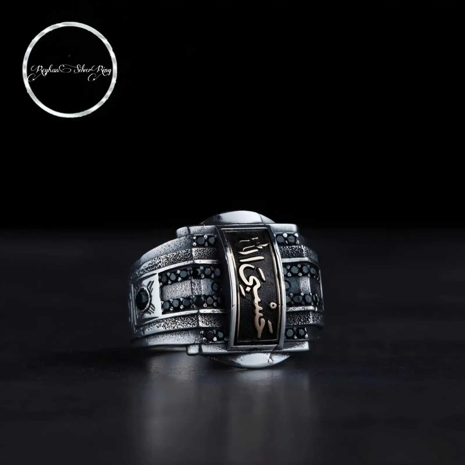 Unique HasbiAllah Engraved Silver Men's Ring, 925 Carat, 13.62G, Religious Jewelry, Arabic Engraving, Islamic Wedding Ring
Unique HasbiAllah Engraved Silver Men's Ring, 925 Carat, 13.62G, Religious Jewelry, Arabic Engraving, Islamic Wedding Ring