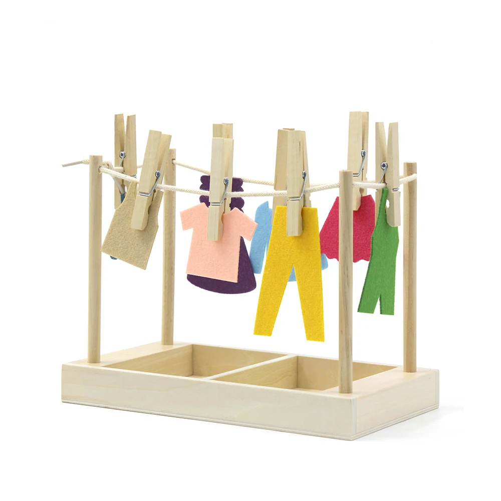 Clothespin Exercise Clothesline Activity Montessori Preliminary Preschool/ Kindergarten/ Childcare Education Materials
Clothespin Exercise Clothesline Activity Montessori Preliminary Preschool/ Kindergarten/ Childcare Education Materials
