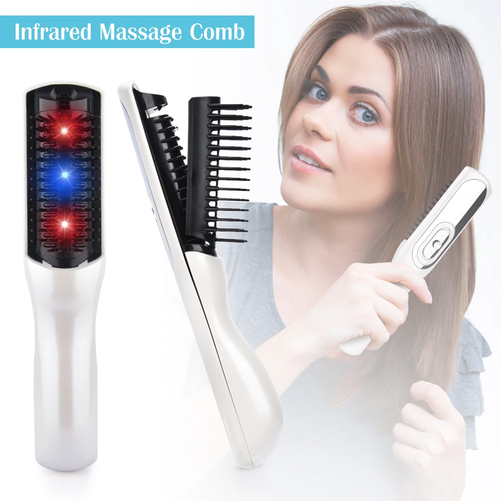 Massage Comb Infrared Health Hair Growth Care Laser Comb Anti-static Brush Hair Care Regrow Therapy Treatment Tangle Detangle
Massage Comb Infrared Health Hair Growth Care Laser Comb Anti-static Brush Hair Care Regrow Therapy Treatment Tangle Detangle