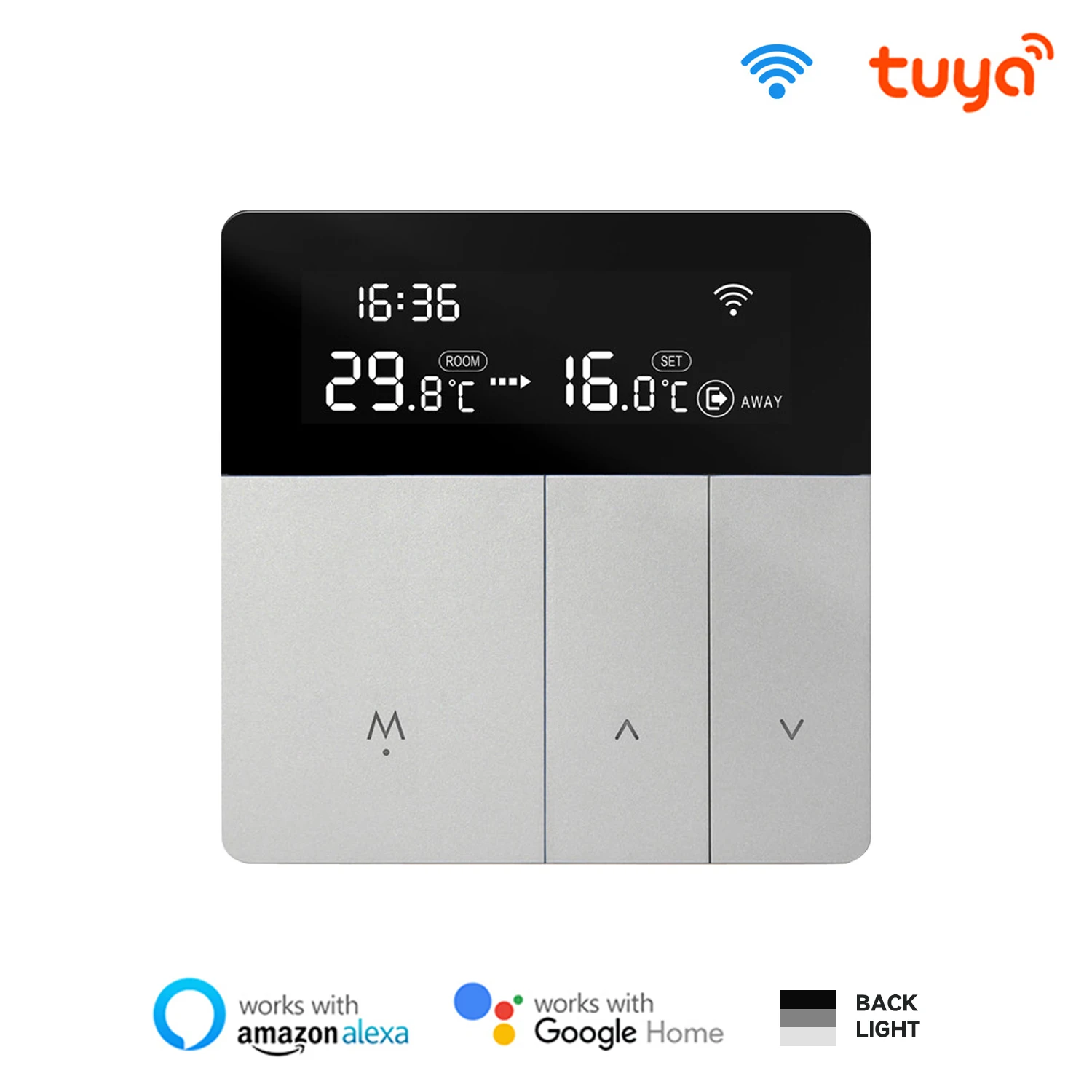 

Tuya Smart Home Thermoregulator WIFI Warm Floor Thermostat for Electric Heating Temperature Controller Gas Boiler Yandex