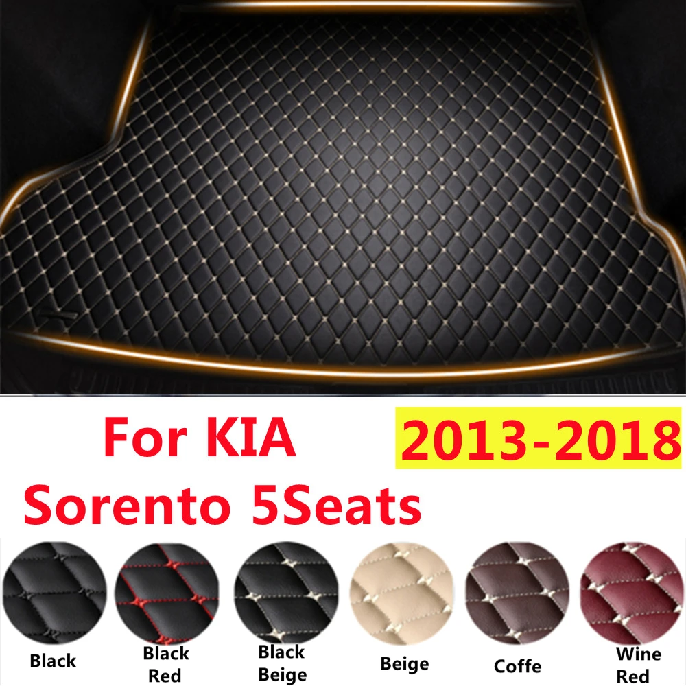 SJ XPE кожаные автомобильные коврики для багажника на заказ, подходят для KIA Sorento 5 мест 2013-2018, автомобильные аксессуары, задний грузовой лайнер, водонепроницаемые накладки для ботинок
SJ XPE кожаные автомобильные коврики для багажника на заказ, подходят для KIA Sorento 5 мест 2013-2018, автомобильные аксессуары, задний грузовой лайнер, водонепроницаемые накладки для ботинок