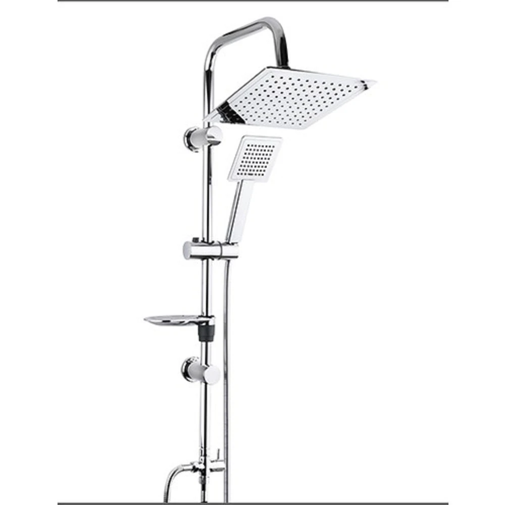 

Chrome shower cabin faucet set precipitation rain mixer towel rotary tubular bath head cabin bathroom bathroom Robot sprinkler faucet battery 2 types