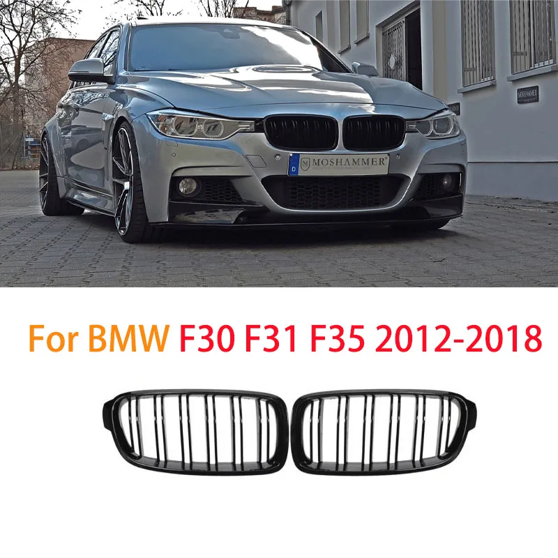 Gloss Black Front Kidney Grille Racing Grill Dual Slats for BMW F30 F31 F35 2012-2018 320i 325i 328i Car Styling
Gloss Black Front Kidney Grille Racing Grill Dual Slats for BMW F30 F31 F35 2012-2018 320i 325i 328i Car Styling