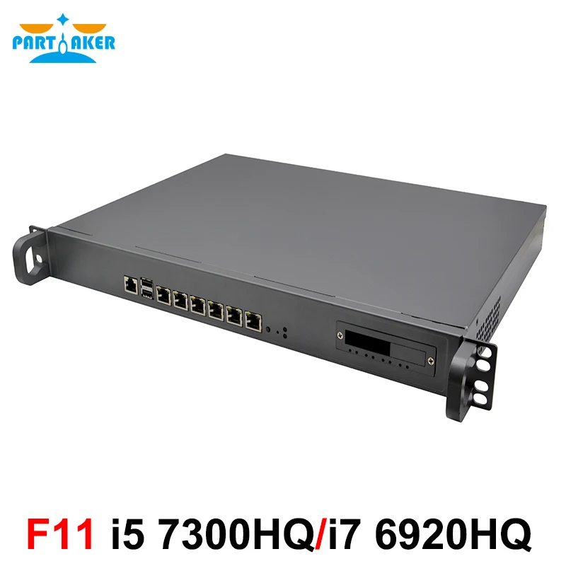 1U Firewall Intel Core i5 7300HQ i7 6920HQ Router PC 6x Intel i226 i211 LAN 4x SFP 2xDDR4 Mini PC 2xUSB VGA COM OPNsense ESXi
1U Firewall Intel Core i5 7300HQ i7 6920HQ Router PC 6x Intel i226 i211 LAN 4x SFP 2xDDR4 Mini PC 2xUSB VGA COM OPNsense ESXi