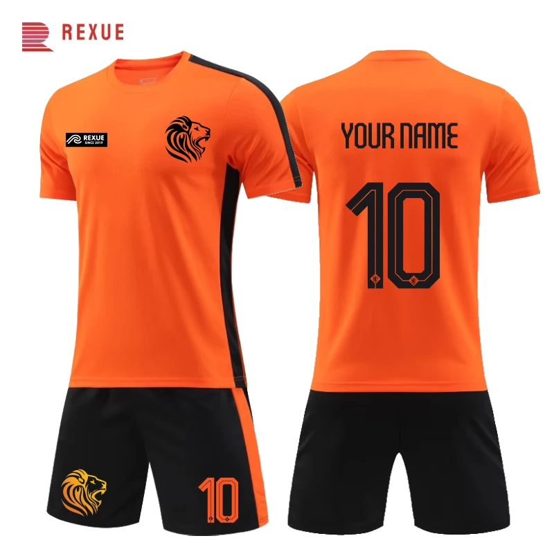 Customized Logo Kids Soccer Uniforms Children Survetement Football Clothes Men Team Jersey Short Set Youth Training Sports Wear
Customized Logo Kids Soccer Uniforms Children Survetement Football Clothes Men Team Jersey Short Set Youth Training Sports Wear
