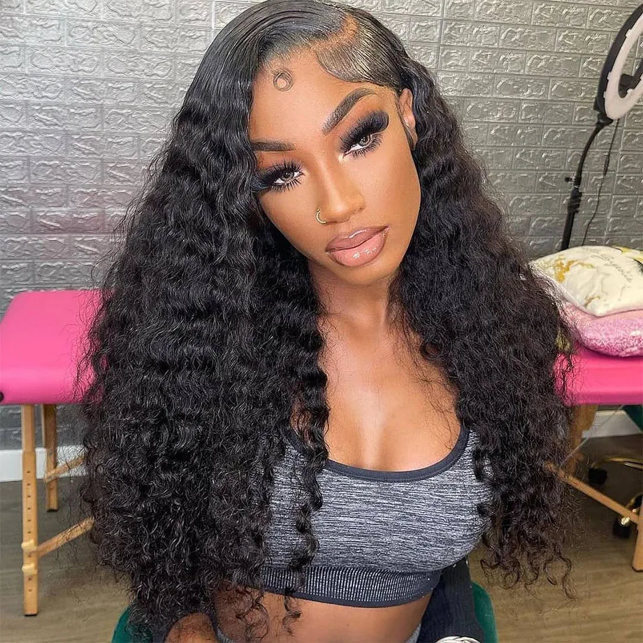40 Inch Water Wave Curly Human Hair Wigs For Women Glueless 13x4 13x6 Lace Frontal Wig Pre Plucked Wet 5x5 Closure Hd Lace Wig
40 Inch Water Wave Curly Human Hair Wigs For Women Glueless 13x4 13x6 Lace Frontal Wig Pre Plucked Wet 5x5 Closure Hd Lace Wig