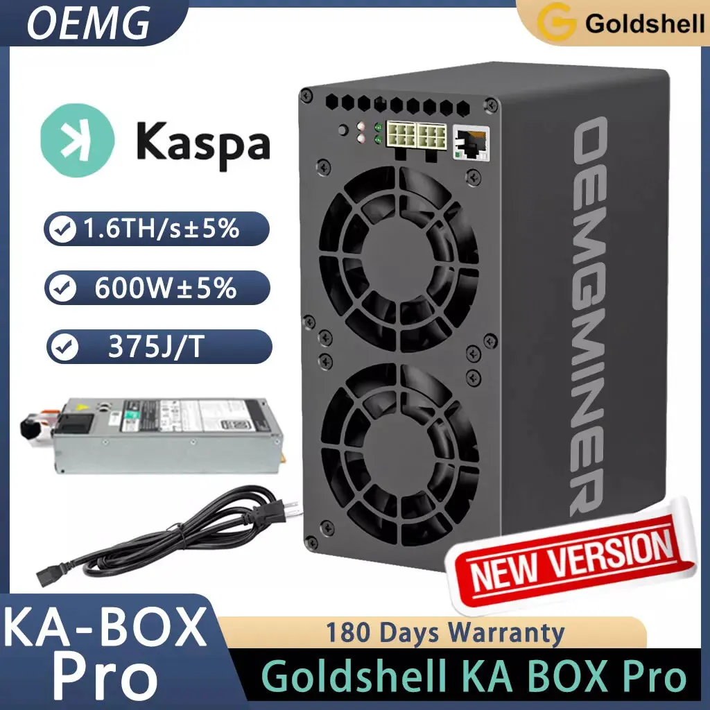 SM Buy 2 получите 1 бесплатно Goldshell KA Box Pro Kaspa Miner 1.6th/s 600 Вт домашняя Майна с блоком питания 
SM Buy 2 получите 1 бесплатно Goldshell KA Box Pro Kaspa Miner 1.6th/s 600 Вт домашняя Майна с блоком питания