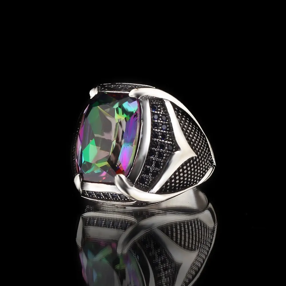 Modern Style Real Pure Sterling Silver Ring 925 For Men Natural Alexandrite Stone Patterned Turkish Jewelry All Sizes
Modern Style Real Pure Sterling Silver Ring 925 For Men Natural Alexandrite Stone Patterned Turkish Jewelry All Sizes