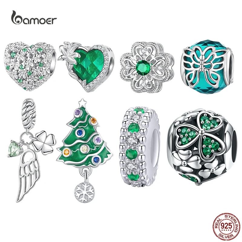 Bamoer 925 Sterling Silver Christma Charms Butterfly Beads CZ Pendant For Women Fit Original DIY Bracelet Necklace Jewelry
Bamoer 925 Sterling Silver Christma Charms Butterfly Beads CZ Pendant For Women Fit Original DIY Bracelet Necklace Jewelry