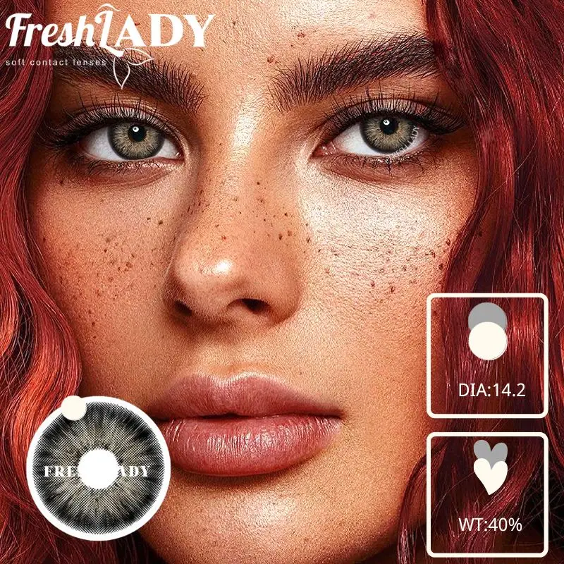 Градиентные контактные линзы UYAAI серого, зеленого, синего цветов для глаз, ежегодные ученики, благоприятные для начинающих линзы натурального цвета глаз
Градиентные контактные линзы UYAAI серого, зеленого, синего цветов для глаз, ежегодные ученики, благоприятные для начинающих линзы натурального цвета глаз