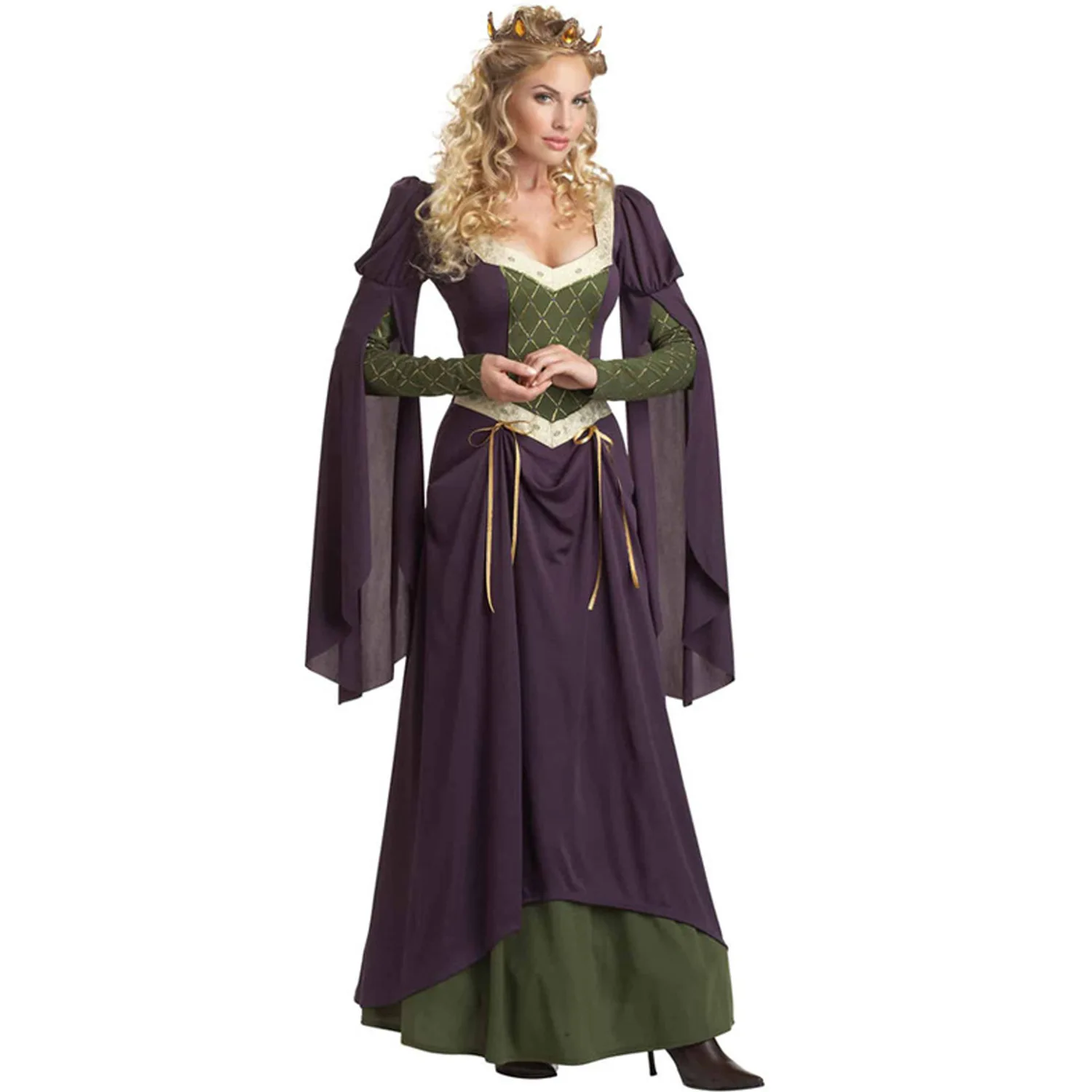 California Costume Lady in Waiting Princess Adult Women Renaissance Costume Halloween Outfit Medieval Dress 
California Costume Lady in Waiting Princess Adult Women Renaissance Costume Halloween Outfit Medieval Dress