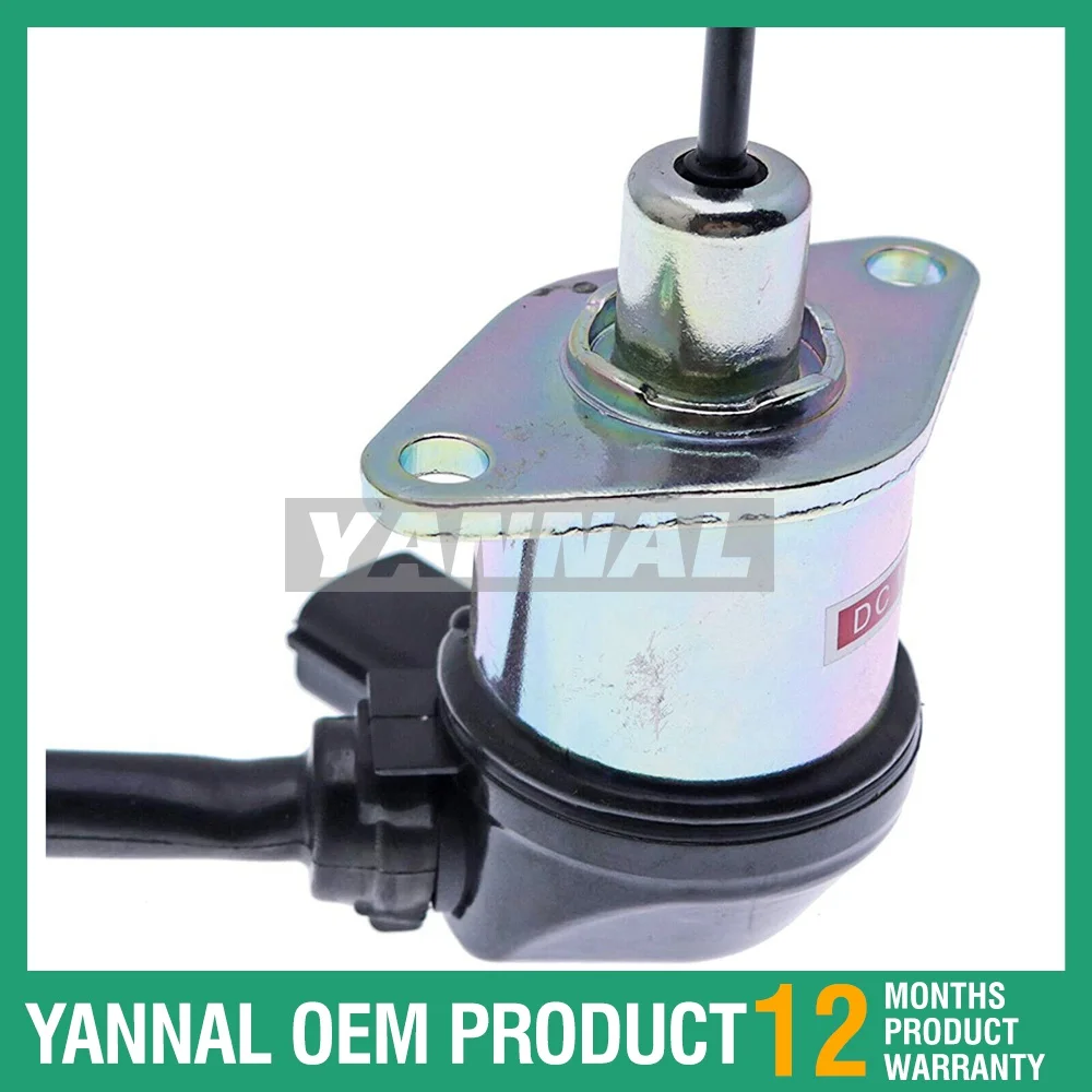 

High Quality After Market Part 12V Stop Solenoid 1A021-60015 For Kubota D1503 D1703 D1803 Mower 193-3009