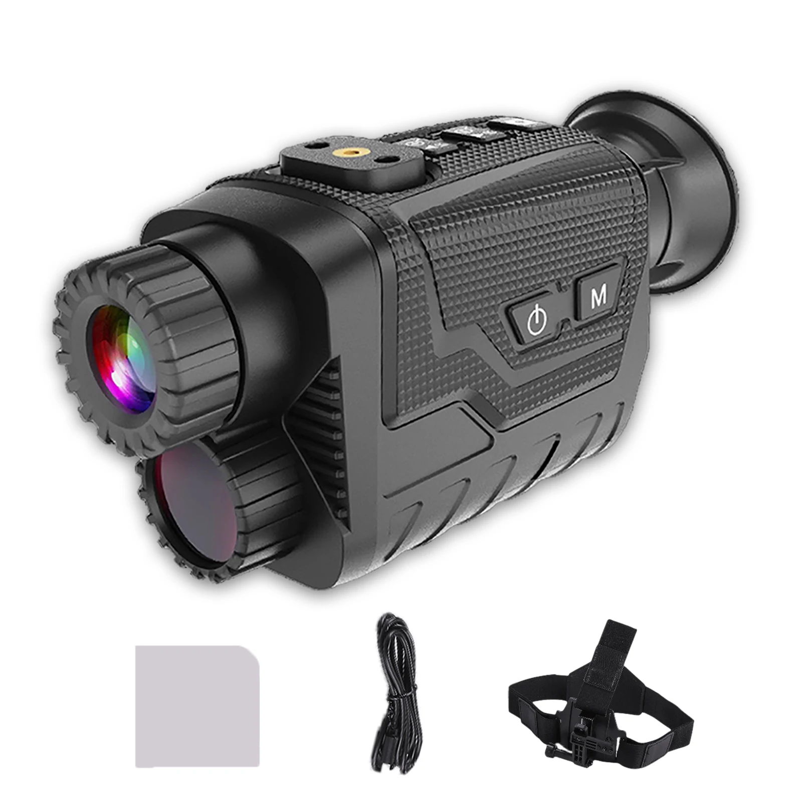 

NV8260 Helmet Night Vision Goggles for Hunting Patrol FHD 4K Video 400M Infrared Camcorder Head Mounted Night Vision Monocular