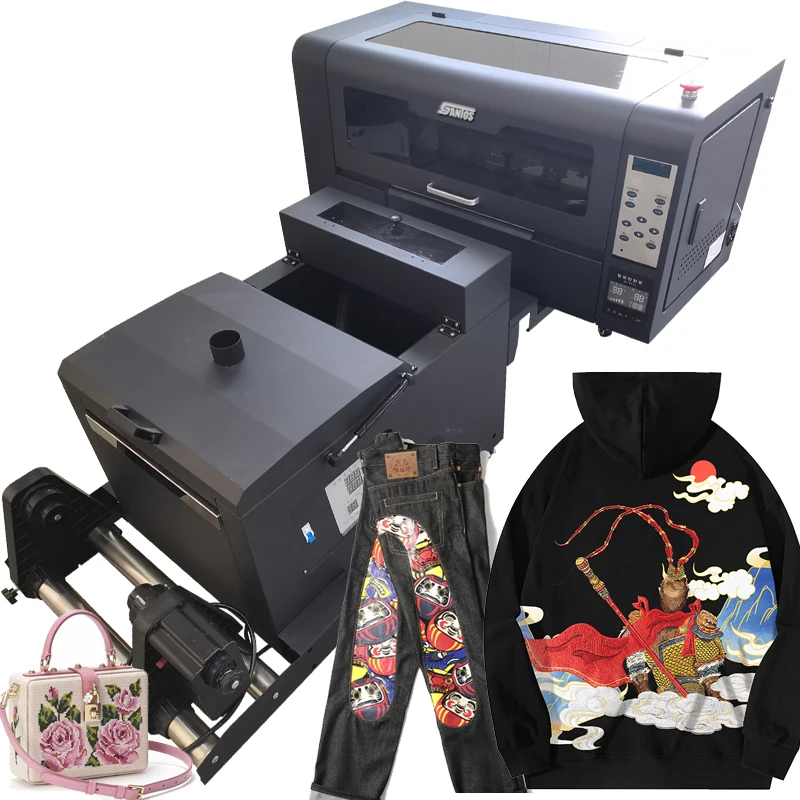 

White ink stirring system 30cm dtf printer dual xp600 Powder Shaker professional dtf printer