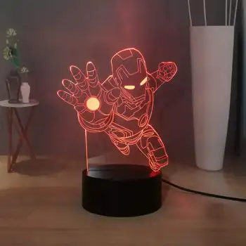 Free Shipping LED Child Sleep Night Light Marvel Comic Iron Man 3D Visual Bedside Table Lamp Holiday Lightings Fun Kids Toy Gift
Free Shipping LED Child Sleep Night Light Marvel Comic Iron Man 3D Visual Bedside Table Lamp Holiday Lightings Fun Kids Toy Gift