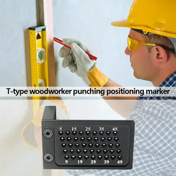 Multi-function T-type Right Angle Ruler Protractor Measuring Gauge Woodworking Punch Scriber Hole Scribing Gauge
Multi-function T-type Right Angle Ruler Protractor Measuring Gauge Woodworking Punch Scriber Hole Scribing Gauge