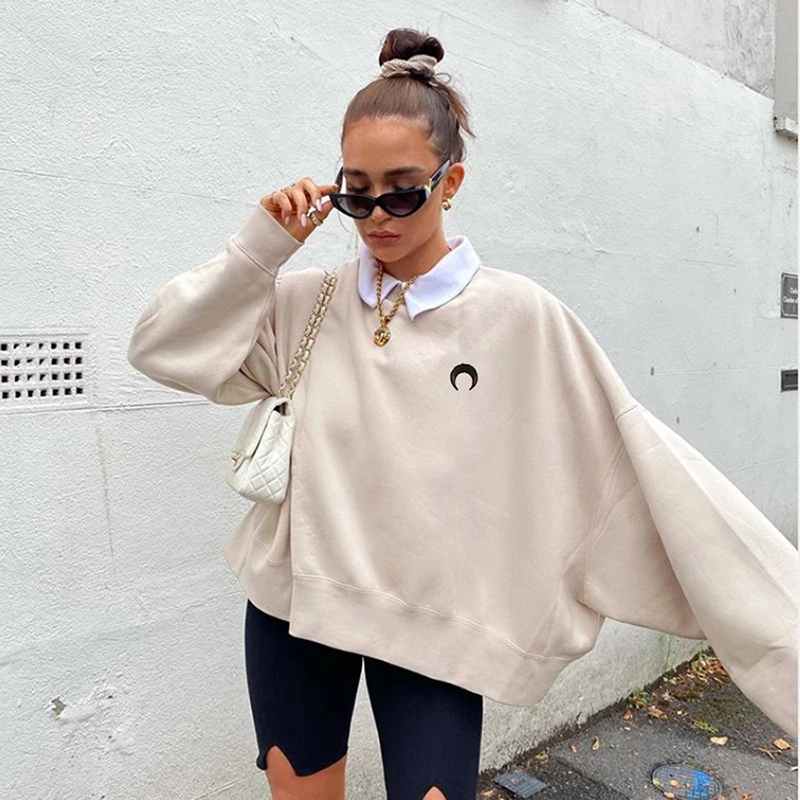 Yuqung Women Embroidery Hoodies Autumn Harajuku Casual Loose Oversized Sweatshirt Streetwear Basic 2020 Fashion Top Female
Yuqung Women Embroidery Hoodies Autumn Harajuku Casual Loose Oversized Sweatshirt Streetwear Basic 2020 Fashion Top Female