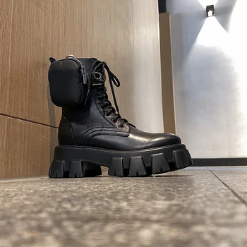 CIALISA Women Shoes 2020 Fashion New Design Round Toe Genuine Leather High Heel Boot Chunky Heel Lace Up Special Boot With Bag
CIALISA Women Shoes 2020 Fashion New Design Round Toe Genuine Leather High Heel Boot Chunky Heel Lace Up Special Boot With Bag