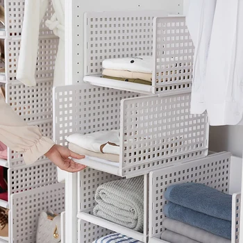 NHBR-Detachable Clothes Organizer Wardrobe Partition Board Rack Drawer Clothes Storage Box Bedroom Multi-Layer Stackable Storage
NHBR-Detachable Clothes Organizer Wardrobe Partition Board Rack Drawer Clothes Storage Box Bedroom Multi-Layer Stackable Storage
