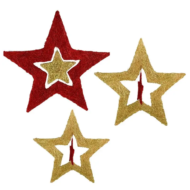 3Pcs Christmas Adornment Party Decoration Five-pointed Star Glitter Adornment for Door Ceiling Mall Home
3Pcs Christmas Adornment Party Decoration Five-pointed Star Glitter Adornment for Door Ceiling Mall Home