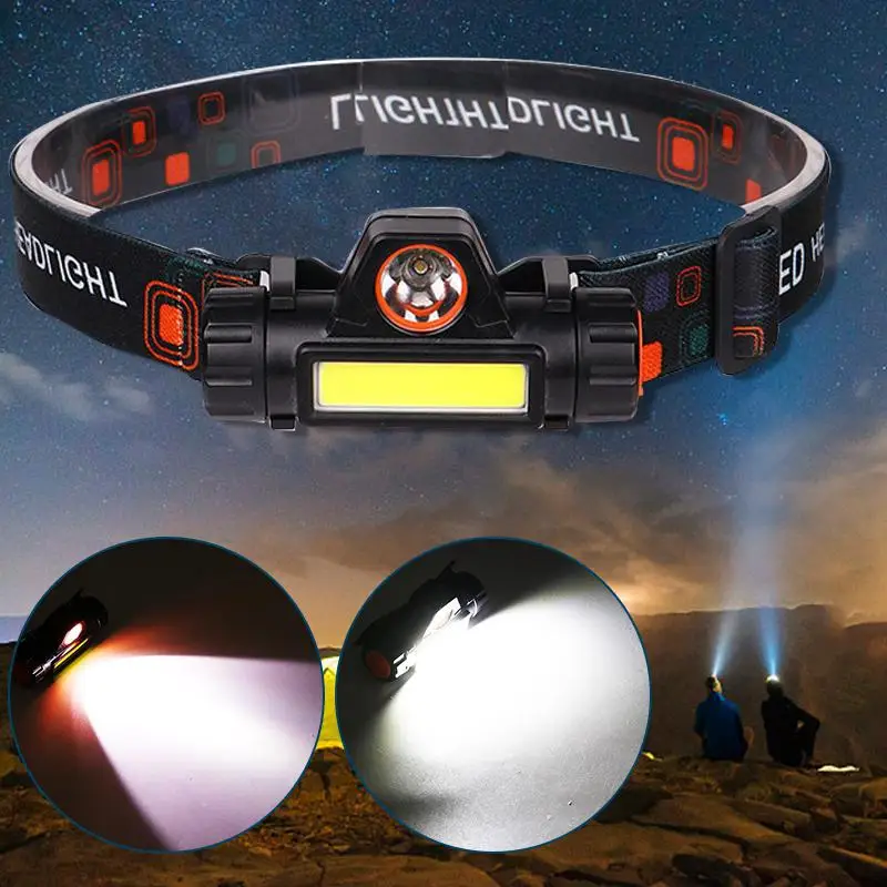 Waterproof Dimmable LED XPE+COB Outdoor Camping Flashlight with Button Switch Headlamp Micro USB Charging
Waterproof Dimmable LED XPE+COB Outdoor Camping Flashlight with Button Switch Headlamp Micro USB Charging