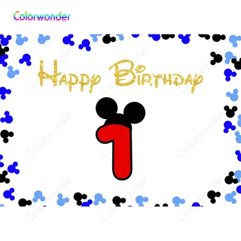 Mickey Mouse Photography Red One with Black Ears White Backgrounds Happy Birthday Backdrops for Newborn Baby Shower Party Prop
Mickey Mouse Photography Red One with Black Ears White Backgrounds Happy Birthday Backdrops for Newborn Baby Shower Party Prop