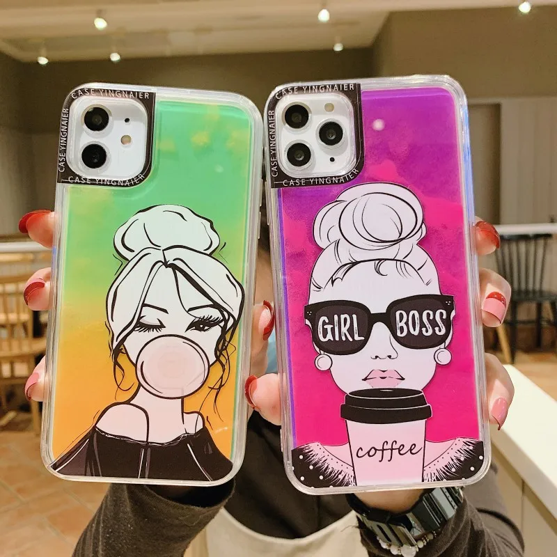 Блестящий блестящий чехол для iphone X XR XS 6S 6 7 8 Plus 7Plus 11 Pro Max 11Pro SE 2020|Бамперы| |