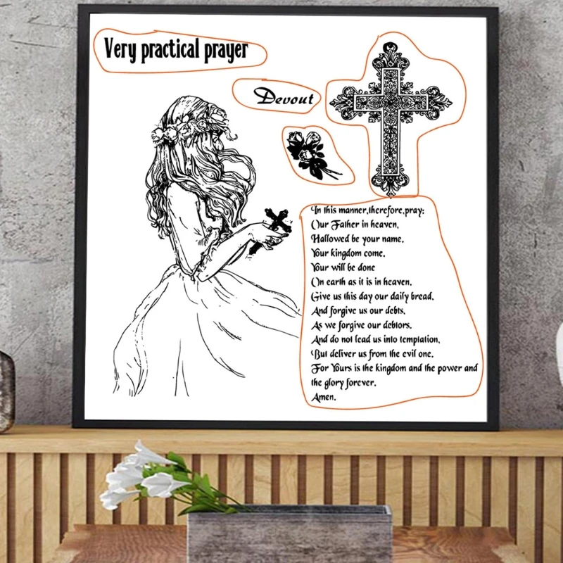 Practical Prayer DIY Silicone Clear Stamp Cling Seal Scrapbook Embossing Album Decor Craft
Practical Prayer DIY Silicone Clear Stamp Cling Seal Scrapbook Embossing Album Decor Craft