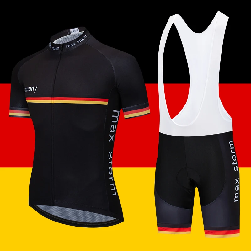 2019 Germany black New Team Cycling Jersey/Cycling sets Customized Road Mountain Race Top max storm
2019 Germany black New Team Cycling Jersey/Cycling sets Customized Road Mountain Race Top max storm
