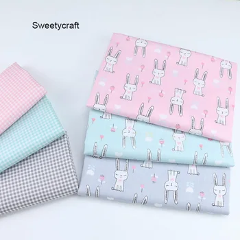 Bunny Rabbit Prints Twill Cotton Fabric Patchwork Cloth for DIY Sewing Quilting Fat Quarters Material For Baby&Child 160*50cm
Bunny Rabbit Prints Twill Cotton Fabric Patchwork Cloth for DIY Sewing Quilting Fat Quarters Material For Baby&Child 160*50cm